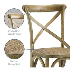 Silla Para Comedor De Madera Color Marrón Claro - tienda online