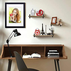 Estantería Flotante De Madera Color Marrón 3 Unidades - tienda online