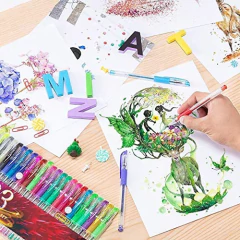 Imagen de Juego De Rotuladores De Gel Con Purpurina, 33 Colores, Con 4