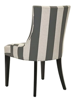 Safavieh - Silla De Comedor En Tela Y Piel - Danielle's Store