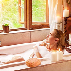 Esponja Exfoliante De Espuma De Ducha Para Baño (4 Unidades) - tienda online