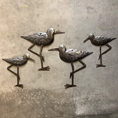 Aves Costeras De Arenero, Pájaros Ornamentales, Arte Decorat - comprar online