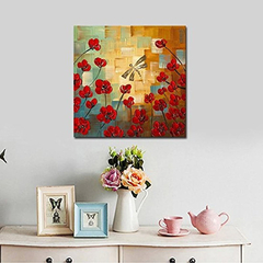 Wieco Art - Libélulas Aman Las Flores, Pintura Al Óleo - tienda online