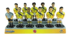 Minigols Colombia Figuras Del Equipo Nacional, Paquete De 11 en internet