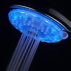 Combo De Cabezal De Ducha Led De 7 Colores