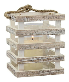 Stonebriar - Farol Pequeño Para Casa De Playa, Color Blanco, - comprar online