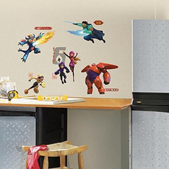 Roommates Big Hero 6 - Vinilo Adhesivo Para Pared,