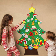 Árbol De Navidad De Fieltro Para Niños - comprar online