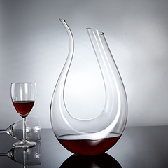 Wine Decanter,wbseos 1.5l U Shape Classic Wine Carafe, Wine - comprar online