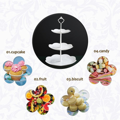 Soporte Para Cupcakes De 3 Niveles, Soporte Para Servir En N en internet