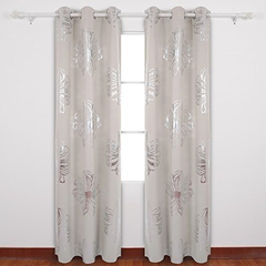 Cortinas Opacas Para Comedor 42x84 Pulgadas Beige Claro - comprar online