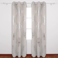 Cortinas Opacas Para Comedor 42x84 Pulgadas Beige Claro - comprar online