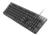 Teclado Mecánico Logitech, Retroiluminado, Aluminio