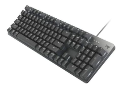Teclado Mecánico Logitech, Retroiluminado, Aluminio