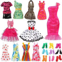 Accesorios De Ropa Multi Color Para Muñecas Barbie