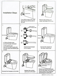 Soporte De Bidé Para Asiento De Inodoro