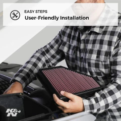 Filtro De Aire Para Motor K&n: Alto Rendimiento, Premium, La - tienda online
