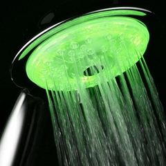 Combo De Cabezal De Ducha Led De 7 Colores - comprar online