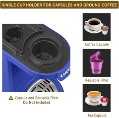 Máquina De Café Chulux, Cafetera De Cápsulas De Una Taza... - comprar online