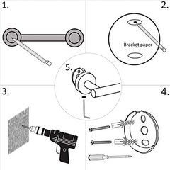 Juego De Accesorios De Baño De Acero Inoxidable Para Baño - Danielle's Store