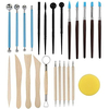 Seronline 24pcs Bola Stylus Dotting Tools, Modelado