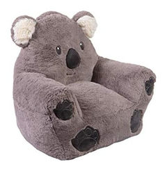 Sofa Infantil De Felpa Diseño Koala Gris. Cuddo Buddies - comprar online