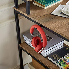 Imagen de Escritorio Para Pc Con Estantes De Metal-madera Color Negro.