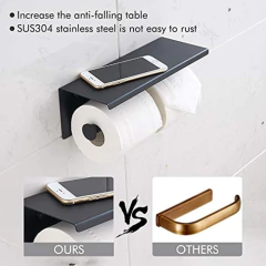 Portarrollos De Papel Higiénico Con Estante Para Teléfono - Danielle's Store