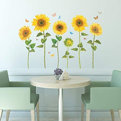 Pegatinas De Pared Para Niños Diseño De Girasoles - comprar online