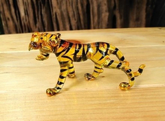 Figura Decorativa De Arte Tigre En Vidrio Sopla en internet