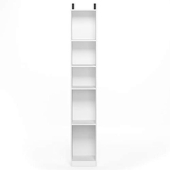 Estantería Multiusos De Mdf Color Blanco De 5 Niveles.