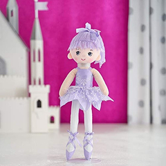 Muñeco Bailarina De 17'' Para Niñas De Ballet (morado)
