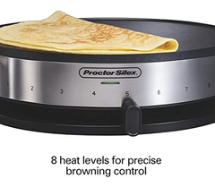 Proctor Silex Crepe Maker, Crepera, 13 Pulgadas, Plancha - tienda online