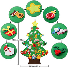 Árbol De Navidad De Fieltro Para Niños - Danielle's Store