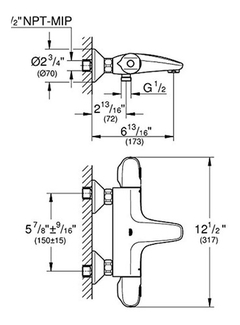 Grohe - Válvula Termostática Para Baño Y Ducha (2 Mangas) - comprar online
