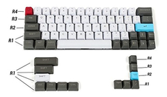 Ymdk Personalizado 61 64 68 Ansi Keyset Oem Perfil De Grosor