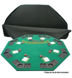 Trademark Poker - Tablero De Mesa De Póker Y Blackjack
