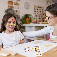 24 Hojas Diferentes Pegatinas 3d Para Niños Pequeños - tienda online