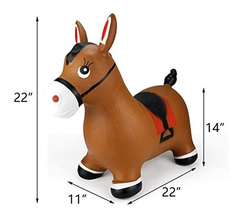 Caballo De Salto Inflable, Juguete De Animales De Goma - comprar online