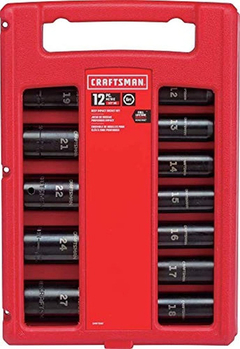 Craftsman - Juego De Llaves De Vaso De Impacto Métrico