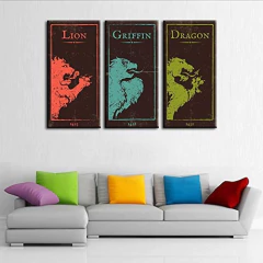 Tumovo Juego De Tronos Sobre Lienzo - Danielle's Store