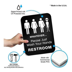 Carteles De Baño - Bigtime Signs en internet