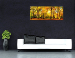 Grandes Árboles De Otoño Bosque Lienzo Impresiones De Arte - tienda online