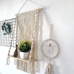 Repisas Para El Hogar Repisas Hecha A Mano De Macramé