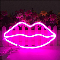 Letreros De Neón Con Forma De Labio Luces Led