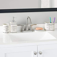 Juego De 4 Piezas De Accesorios Para El Baño De La Colección - tienda online
