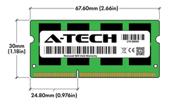 Memorias Ram A-tech, 16gb (2x8gb), Ddr3, 1600mhz, P/ Macbook