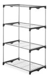 Estanteria De Metal Color Gris-negro, 4 Niveles