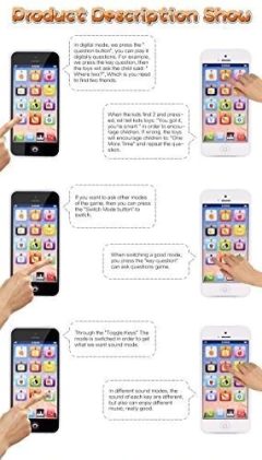 Imagen de Y-phone Toy Play Música Celular Para Bebés Y Niños
