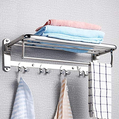 Hoonex - Toallero Plegable Para Baño De Pared Con Ganchos - tienda online